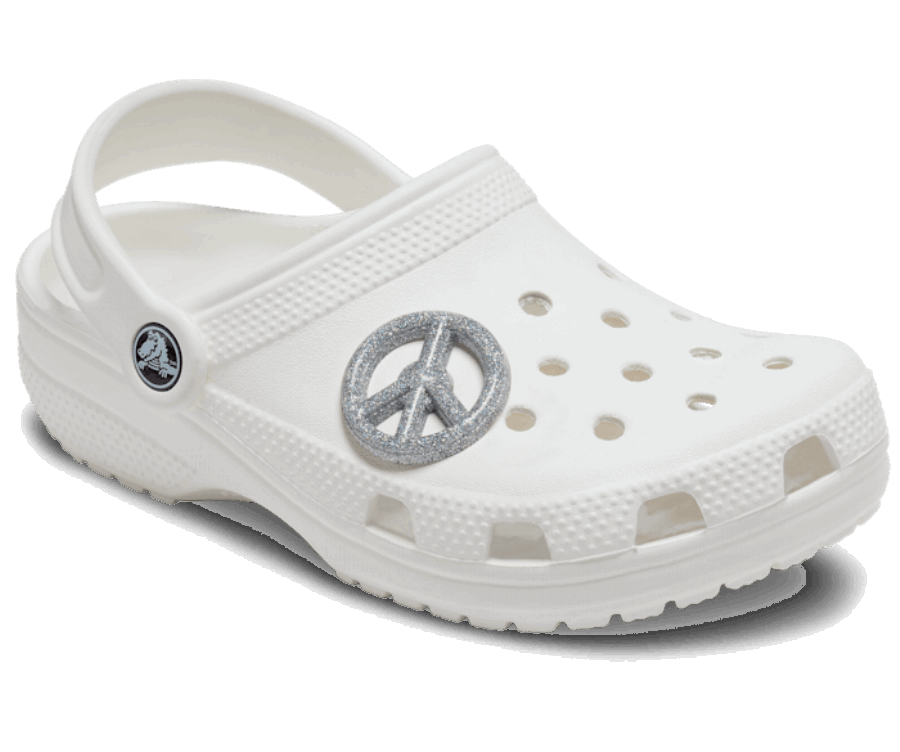 Signe De Paix Scintillant Crocs