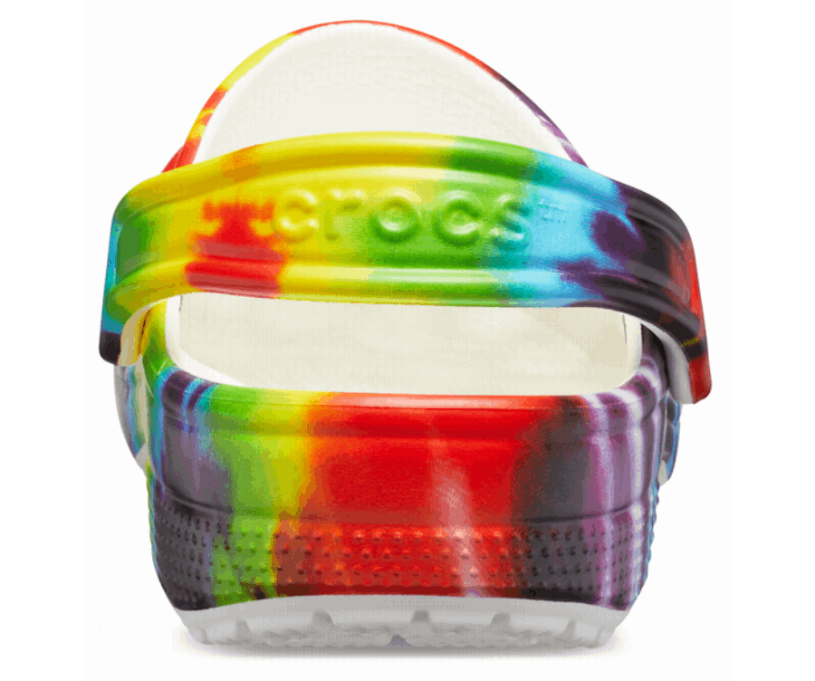 Crocs Sabot Graphique Classique Tie-dye Multicolore