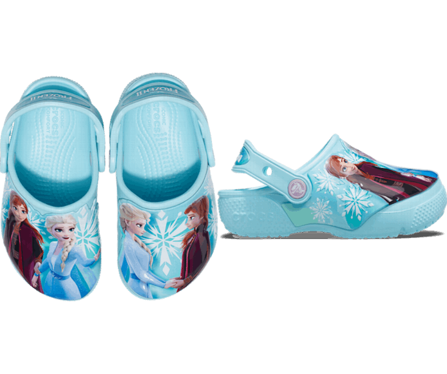 Crocs Bambin Crocs Fun Lab Disney Congelés Ii Sabot Bleu Glace