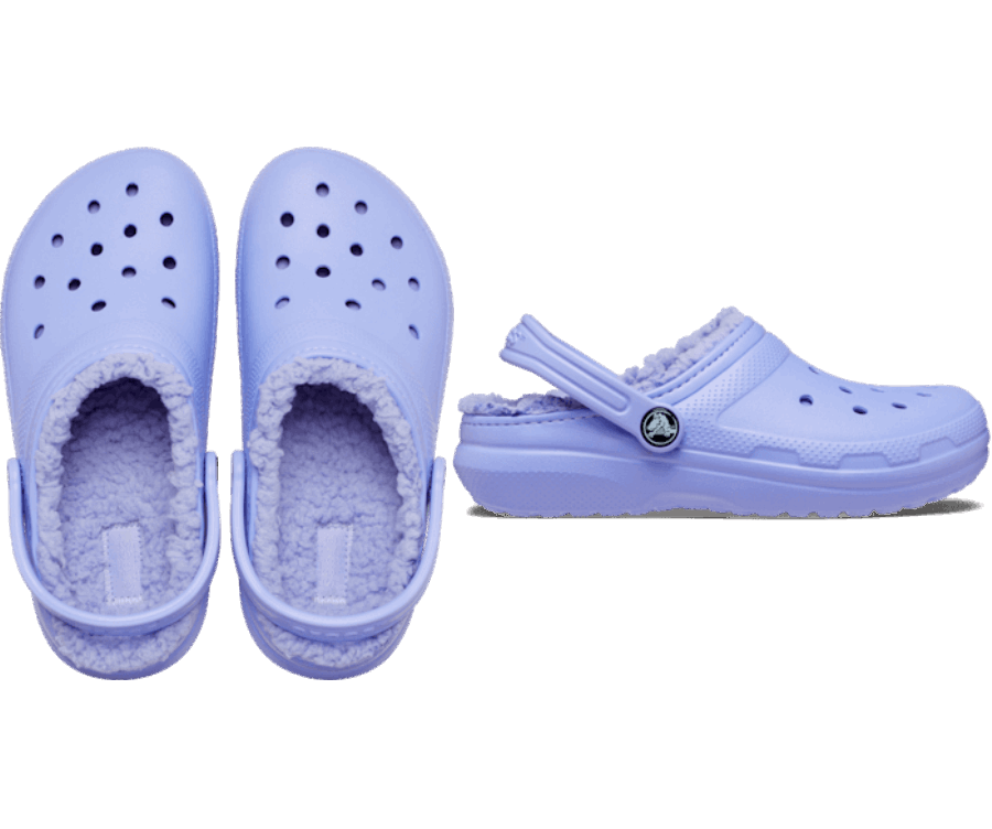 Crocs Bambin Classique Doublé Sabot Numérique Violet
