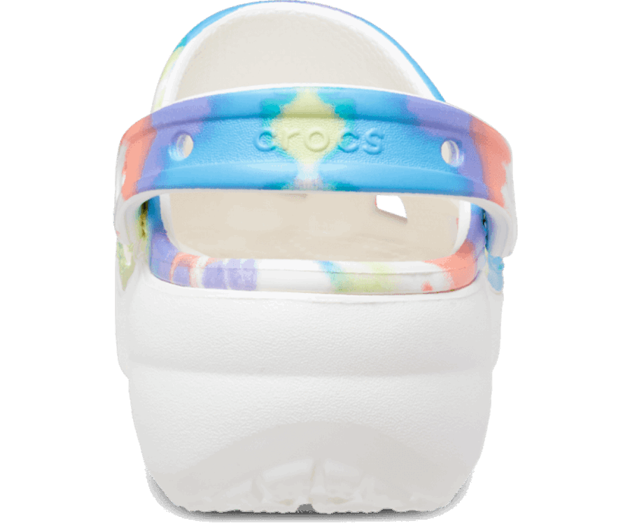 Crocs Crocs Classic Plate-forme Tie-dye Graphique Sabots Oxygen-multi