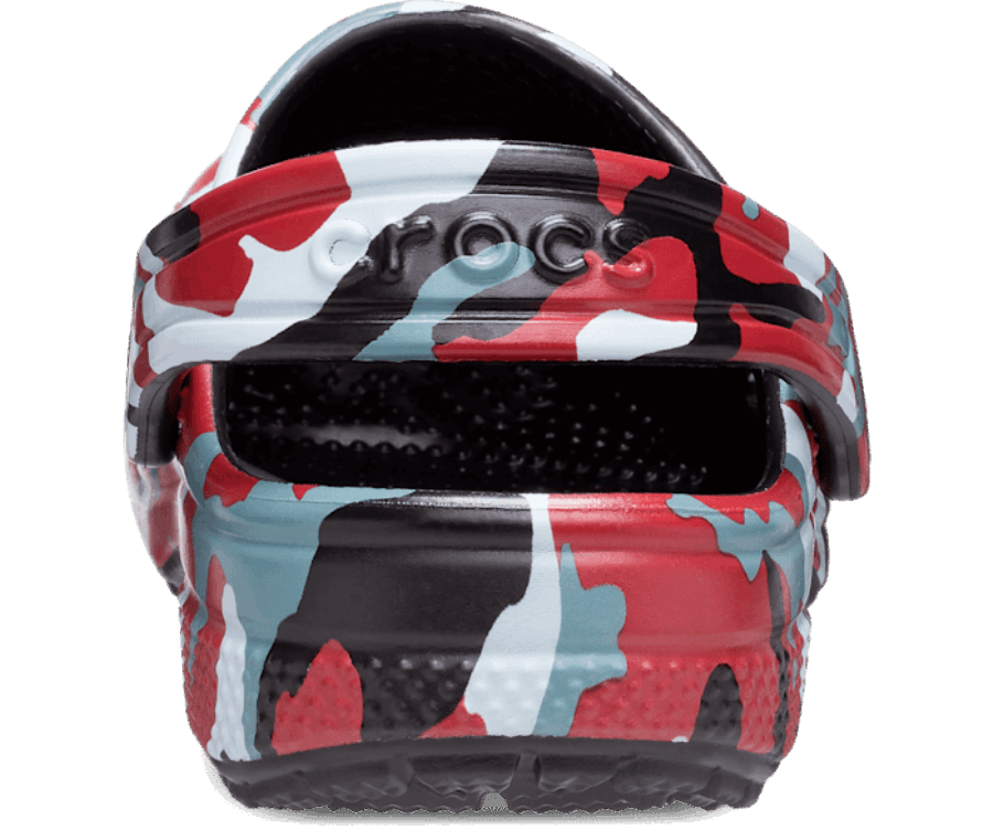 Crocs Bambin'classic Camo Clog Noir-rouge