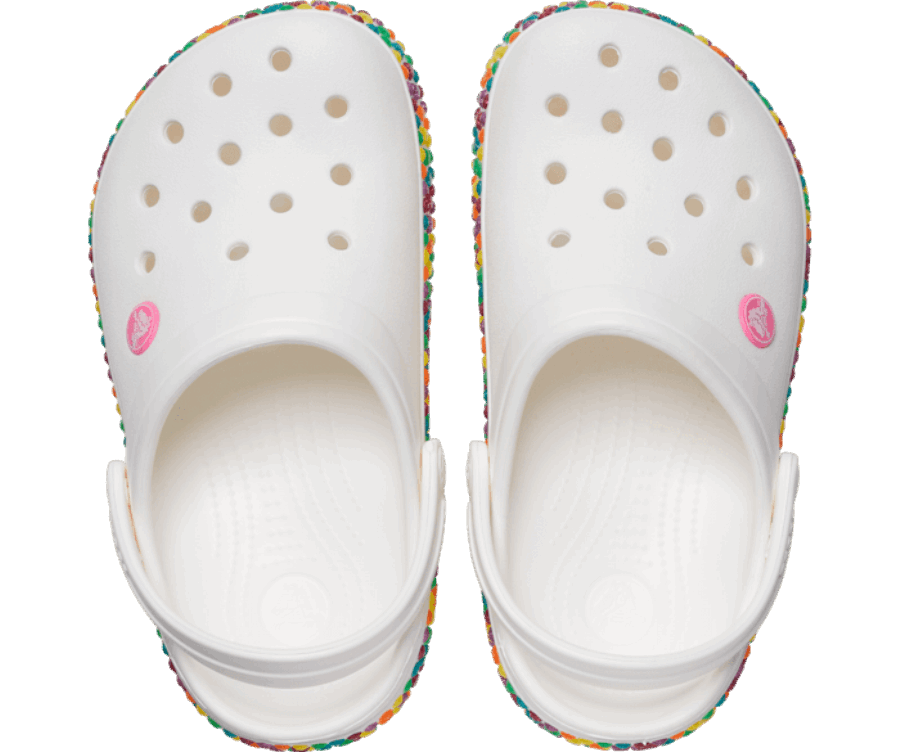 Crocs Crocband Gem Band Sabot Enfant Blanc