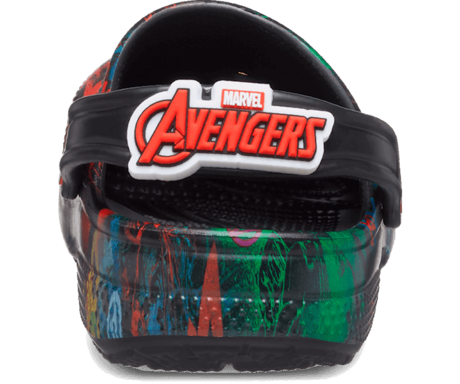 Crocs Enfants Classique Marvel Avengers Sabot Noir