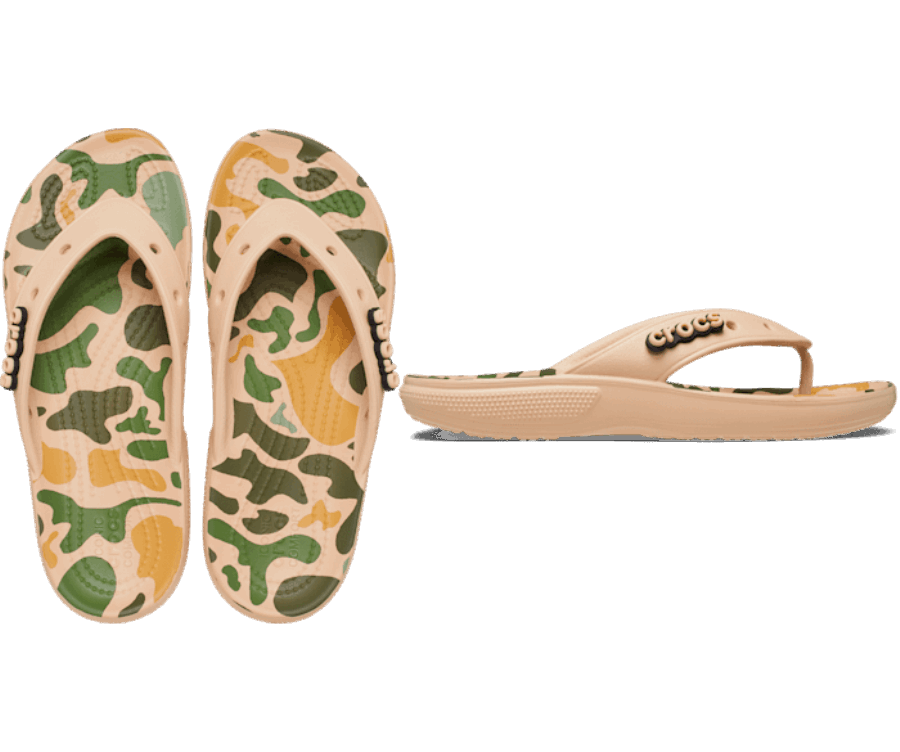 Chai-camo Flip Camo Classique Imprimé Crocs