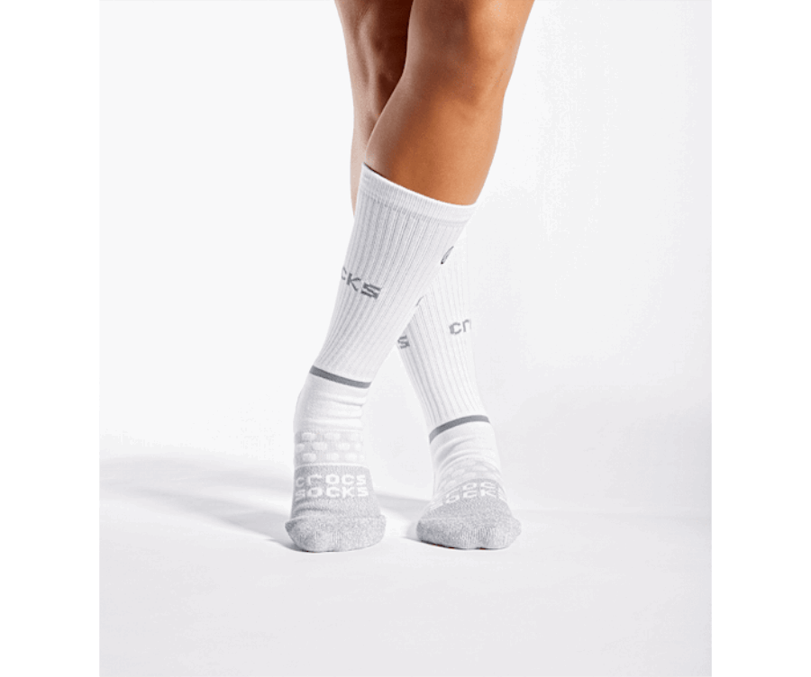 Crocs Chaussettes Adulte Crew Graphic Lot De 3 Paires De Teintures Roses électriques
