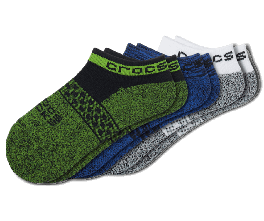 Chaussettes Crocs Kid Low Easy Icon Lot De 3 Noir-multi
