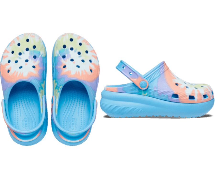 Crocs Classic Crocs Tie Dye Cutie Clog Oxygen-multi
